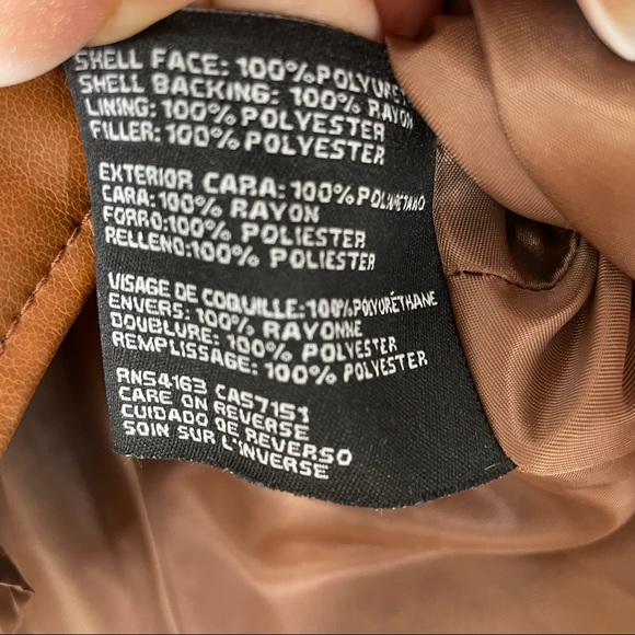 Guess Peplum brown faux leather jacket
Cognac - Picture 10 of 16